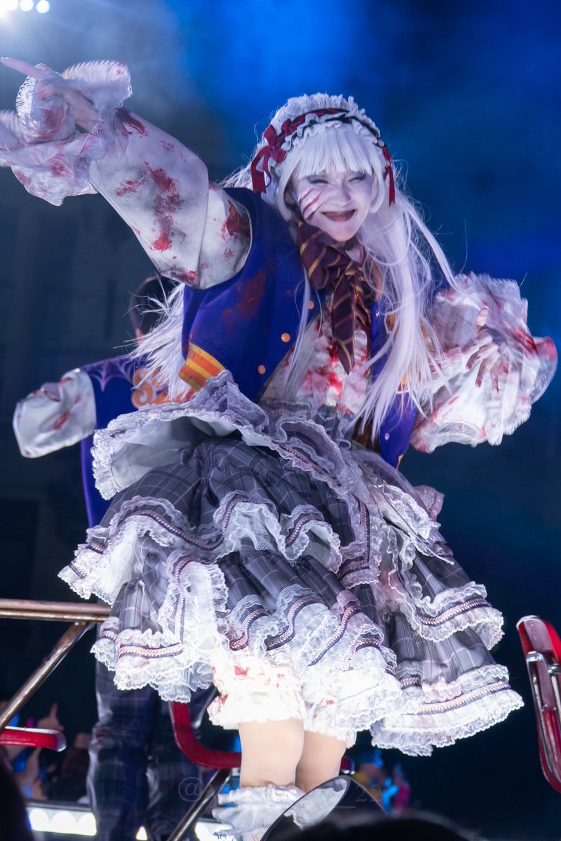 yuzu_vv_22's tweet photo. ホラーナイトアカデミー 白ゾンビ https://t.co/duE79CcIJ0