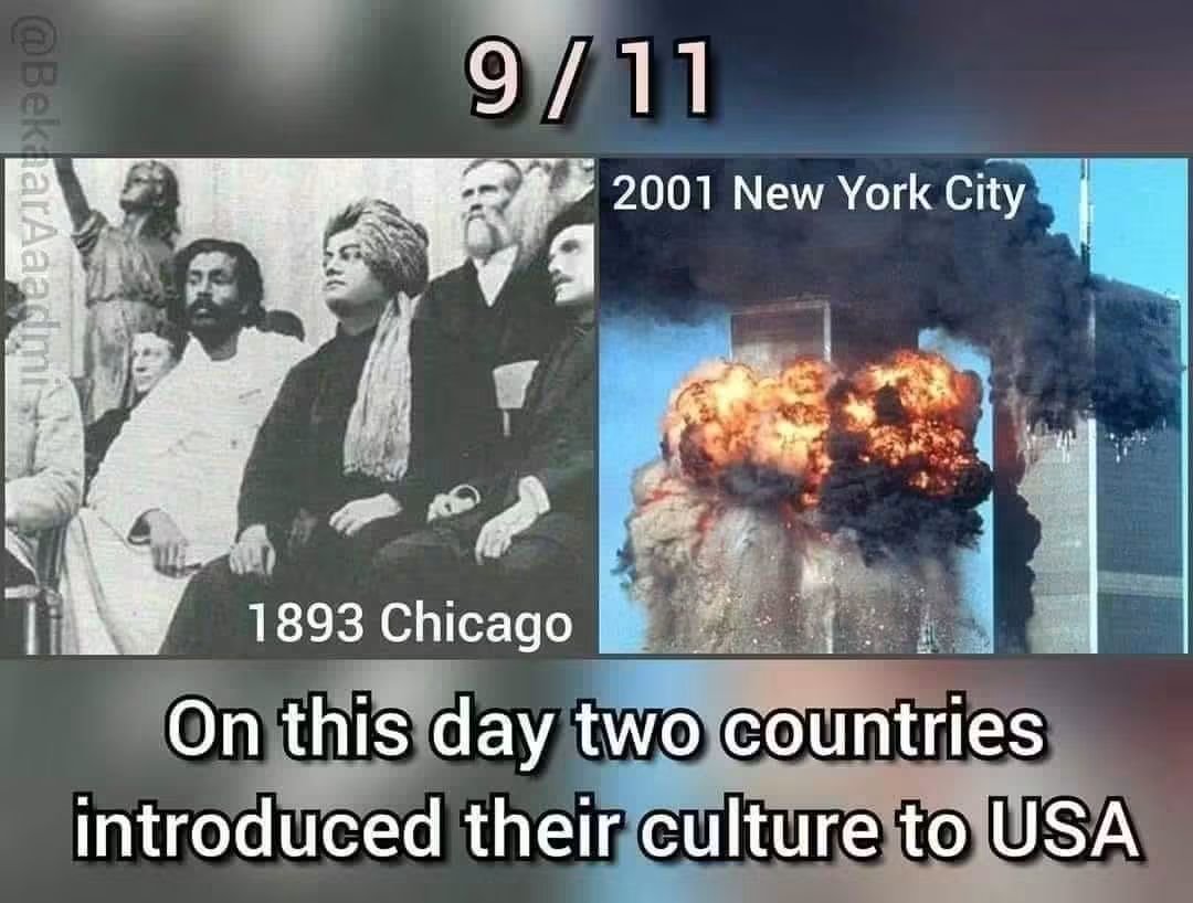 will_seaborn's tweet photo. On this day two countries introduced their culture to USA.

Not all cultures are equal. https://t.co/7mvX2ivYgz