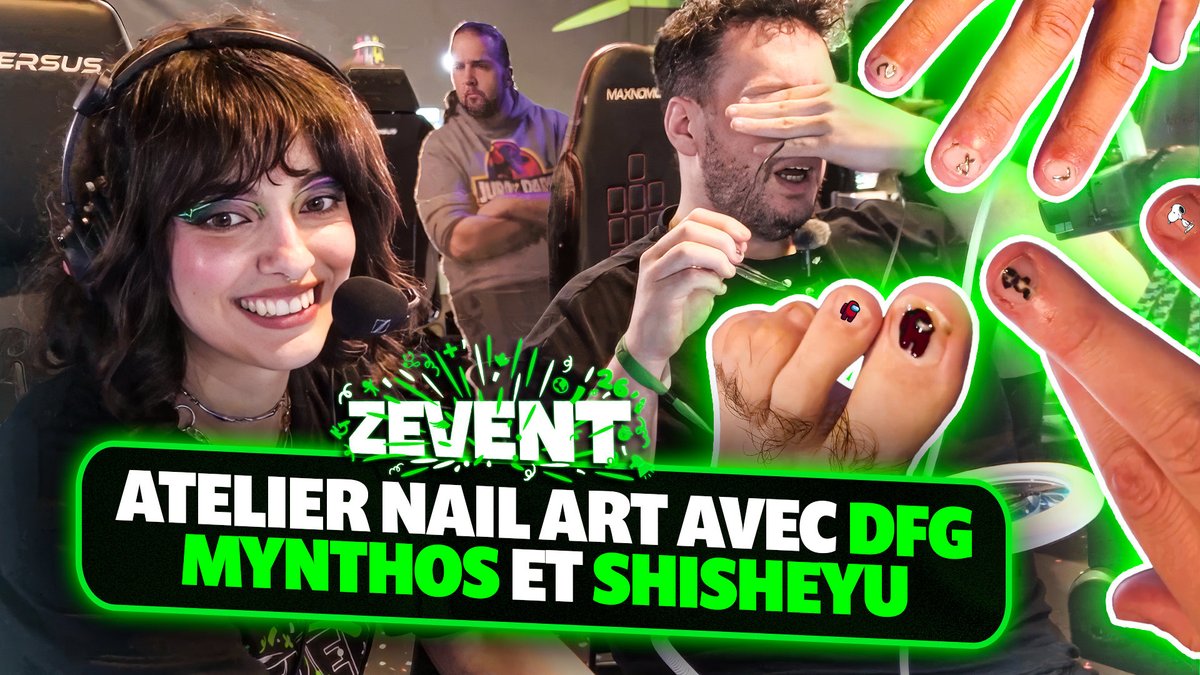 lydia__am's tweet photo. Les vidéos du Zevent sortent au fur et à mesure sur la chaîne YouTube dont une compil de mes nail arts plus ou moins cursed…
Oui le panard sur la minia appartient à qui vous pensez…

https://t.co/rXKPFOe7ud https://t.co/zeE7K4FyiY