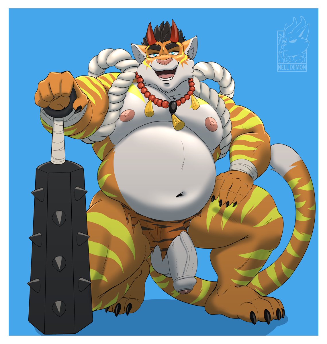 helplessmancub1's tweet photo. Wanna playing with Oni Zhar?~

Art: @NellDemonArts https://t.co/UIm5NaxoME