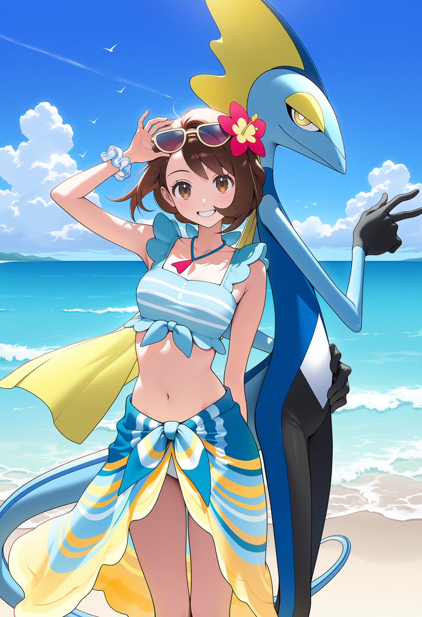 Patio_2388's tweet photo. ユウリとインテレオン まだ蒸し暑いですね～
Gloria and Inteleon
SFW
#AIart️️️️️️️️️️️️️️️️️️️️️️️️️️️️️️️️️️️️️️️️️️️️️️️️️️️ #AIイラスト #pokemonㅤㅤㅤ https://t.co/dKn5sKcYwo