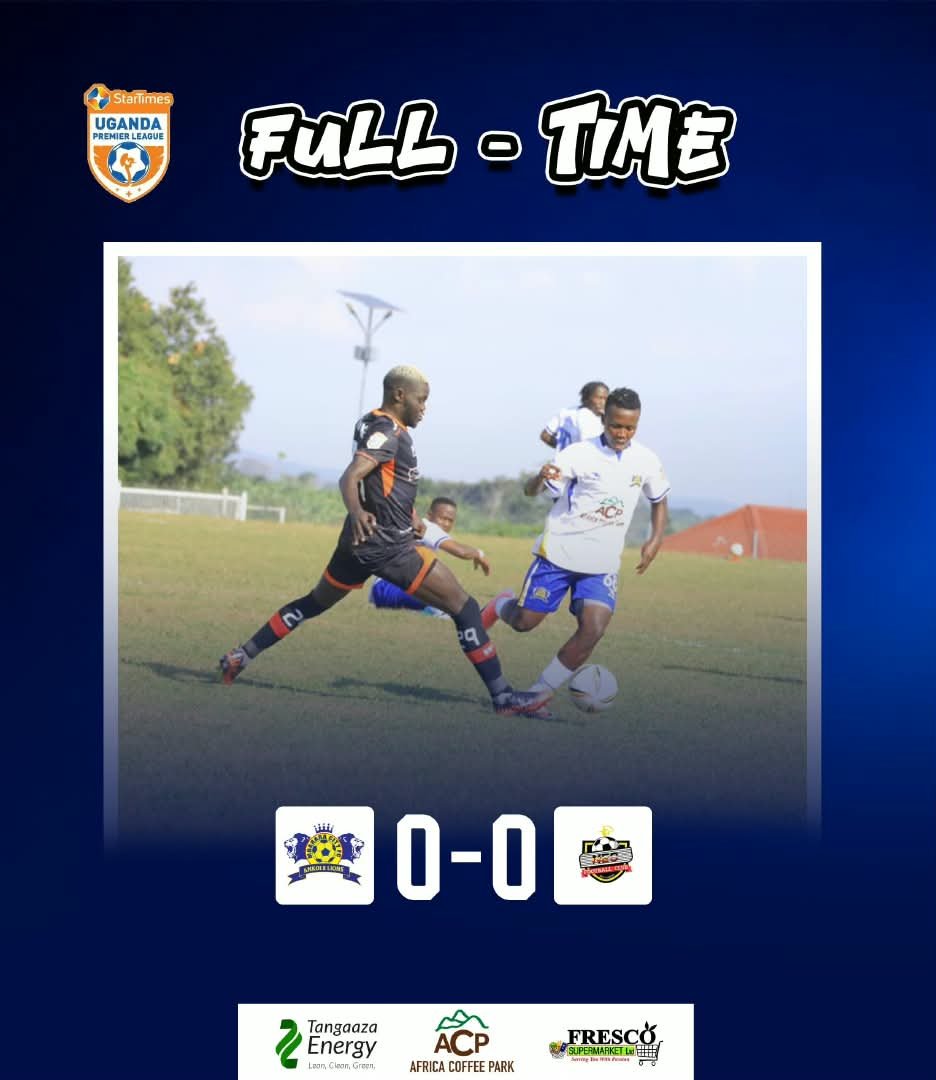 TeamMbararaCity's tweet photo. The game ends all square.

#MBARARACITY #MBRNEC#StarTimesUPL https://t.co/9UhDlZ1N1V