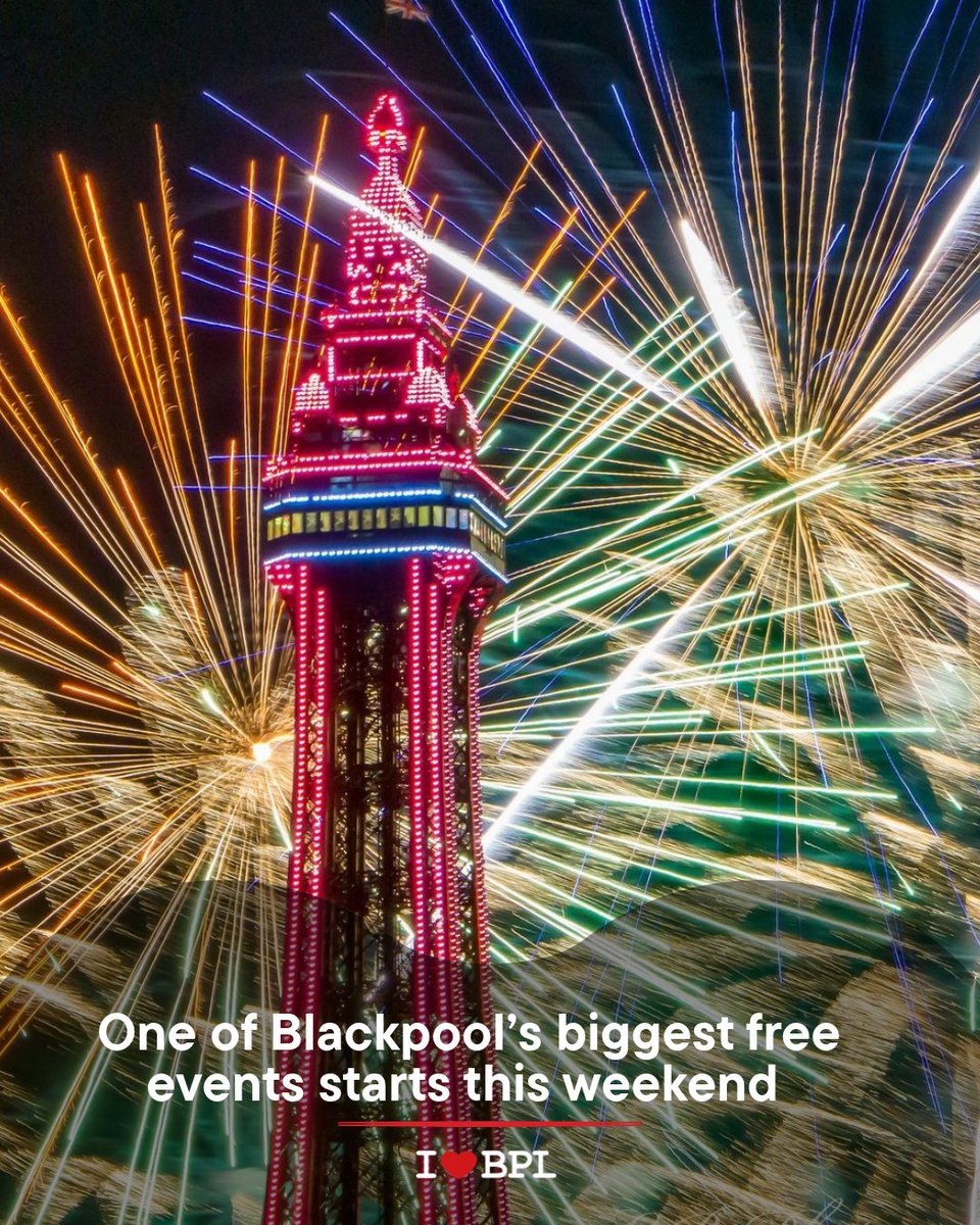 visitBlackpool's tweet photo. The first heat of the spectacular World Fireworks Championship Blackpool kicks off tomorrow night, Saturday 12 September.

Take your place along the Promenade in time for the 8.15pm firing time and watch Wales battle it out in the skies.

Due to the popularity of the free event, there may be traffic delays arriving and leaving. The Promenade will be closed between Springfield Road and Chapel Street during the build up to and during the event.

Diversion routes will be in place. Trams will be running on a split service from North Pier and Manchester Square, and buses and taxis will be able to access Market Street.

See you tomorrow evening!

ℹ️ https://t.co/U5A0V8Ryhj
📷 LB Photography