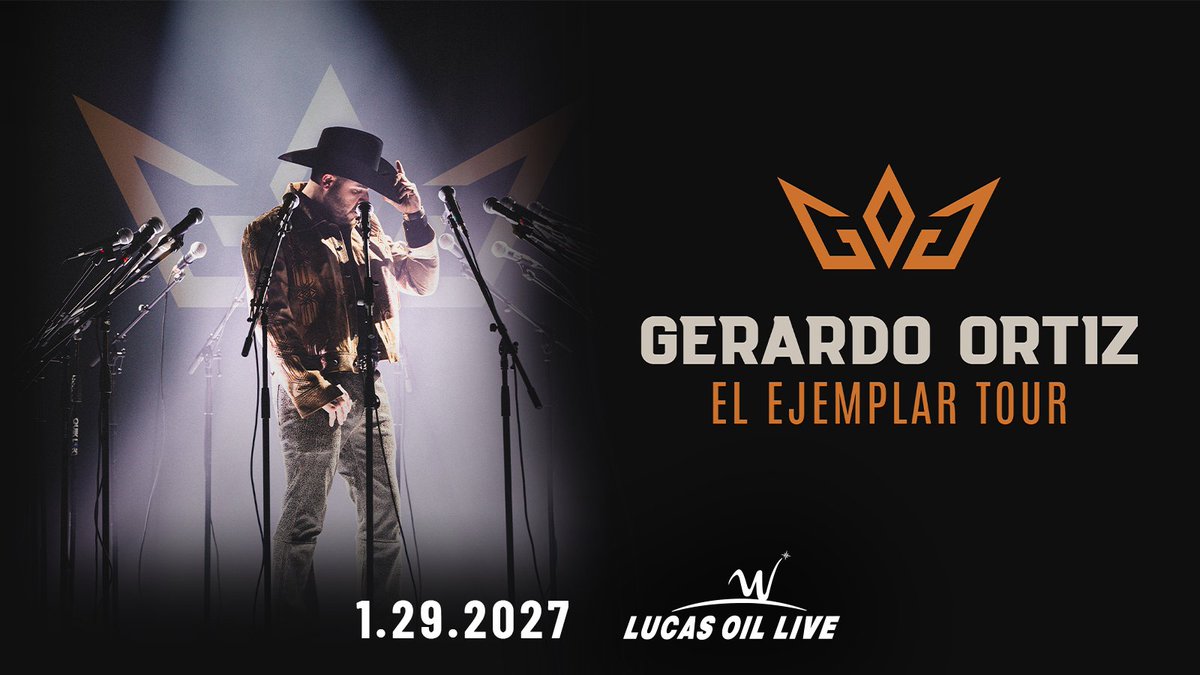 WinStarWorld's tweet photo. NOW ON SALE! Secure your tickets for @gerardoortiznet at #LucasOilLive! 

🎟️ @SeatGeek: https://t.co/DHdHRWrfI5 https://t.co/KSTDdZqUcg