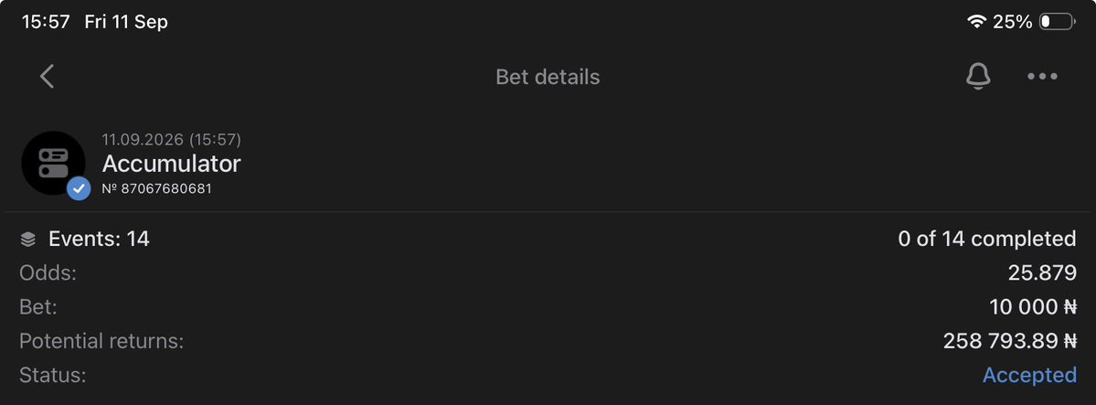 GreenTick14's tweet photo. X25 - H4T4N

🚨Don’t have 1xbet 💙🏆  account?

Register with the link 🔗 ⬇️

promo code 👉🏽 GREENTICK300

link 🔗 : https://t.co/K9btikHkiF

Bonus for sports:  300% first deposit bonus up to 600000 NGN https://t.co/2T6Xi1pHxz