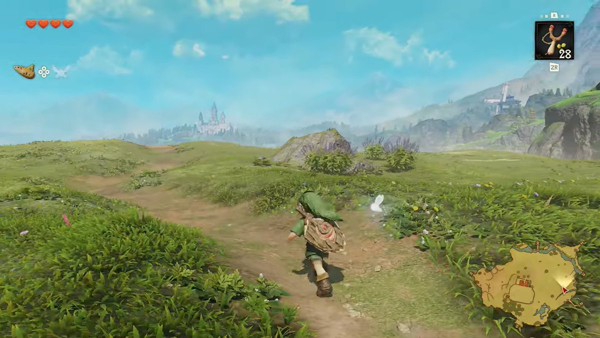 teppizini's tweet photo. Really love these new bushes of black and blue salvia in hyrule field. What a cool choice of plantlife. https://t.co/oFR4IsEpQ6