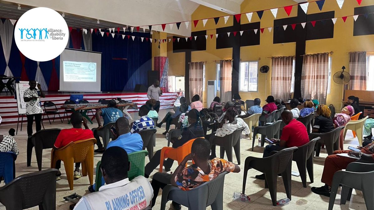 camdliberia's tweet photo. Central Regional Disability Bill Consultation  ongoing at the Gbarnga Administrative Building today in Bong County.

This brings together people with disabilities and stakeholders from Nimba, Lofa &amp; Bong Counties.

@camdliberia  is engaged with coordinating these consultations. https://t.co/VsP3UtrTxD