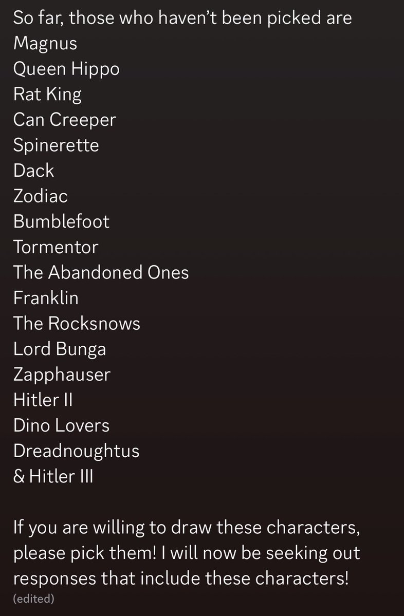Zezrulz's tweet photo. Characters that still haven’t been picked!
#mewgenics #mewgenicstwt https://t.co/qYLlxuElXn