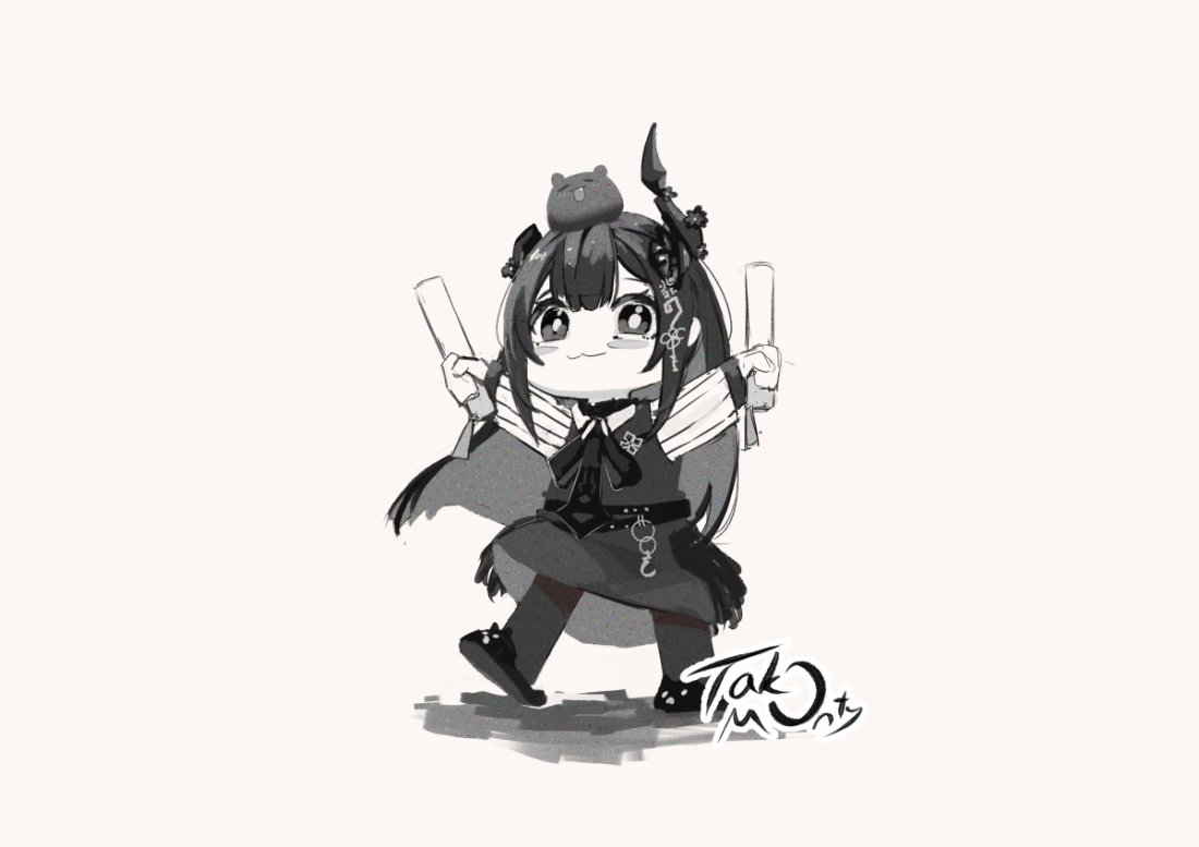takomonty's tweet photo. Smol Nerissa #RavenCrafts
Please give me the strength to keep drawing... https://t.co/cLJpfoY6Ab