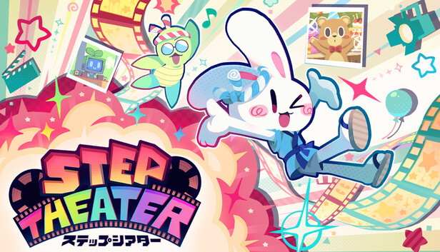 Mutchgames's tweet photo. @JETRO_info The second Made in Japan booth game I tackled was Step Theater by @p_p_p_p_p. It's a story based rhythm title where you are bringing a movie stage to life. The better you perform, the more the film comes together in real time. https://t.co/xPC2FPXu39 https://t.co/Z3fUngPEBA