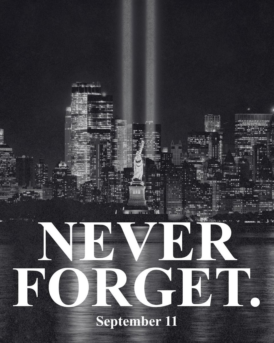 RepGilCisneros's tweet photo. 25 years ago, I was awakened by a phone call from Jacki, telling me to turn on the TV. As I did, I saw the image of the plane flying into one of the twin towers. The Pentagon had been hit as well. Later on we would learn about the heroic efforts of the passengers on United flight 93. This truly became one of those days that you remember where you were and what you were doing at the time of the tragedy. 

Let us never forget those who lost their lives, innocent people who lost their lives, and those who sacrificed their own lives trying to save so many others.