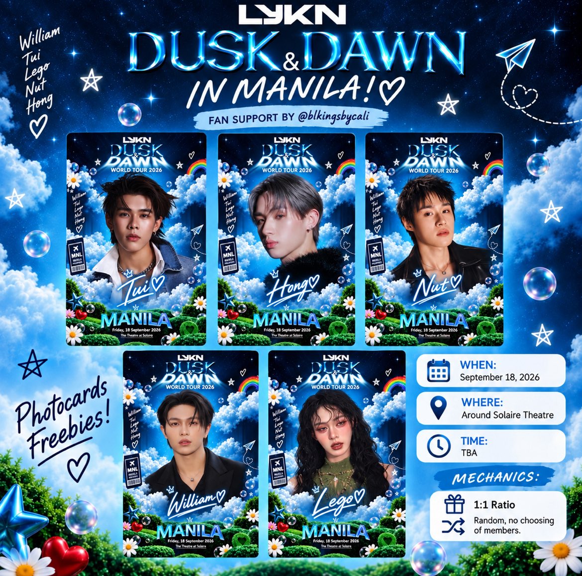 blkingsbycali's tweet photo. ✨ LYKN DUSK &amp; DAWN IN MANILA! ✨
          Fan support by: @blkingsbycali

📅 September 18, 2026
📍 Around The Theatre at Solaire
⏰ Time: TBA

See youuuu LYKYOUs 🐺🤍

#LYKNDuskAndDawnxManila
#LYKN https://t.co/JdPd3UvrTV