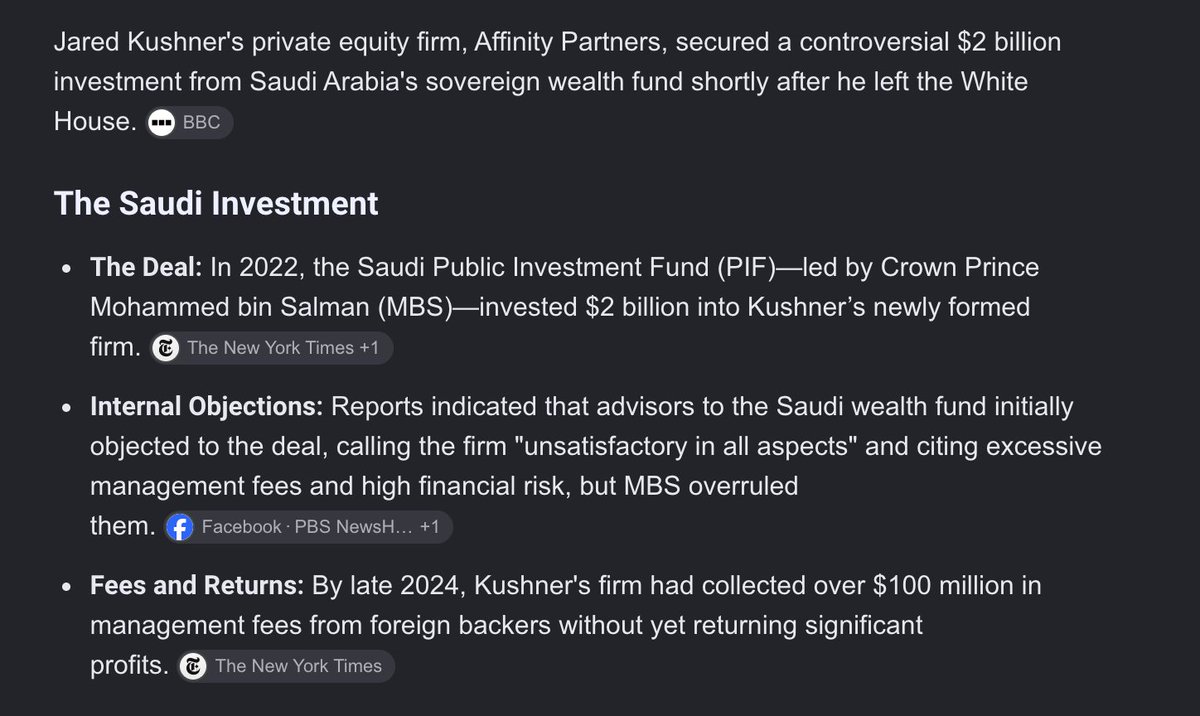 ambush09's tweet photo. @njdotcom There's no way that the trump family isn't making a TON of money off of the Saudis. I don't know why she thinks anyone will help her from this dumpster fire administration/money laundering regime https://t.co/4LiQfewh7m