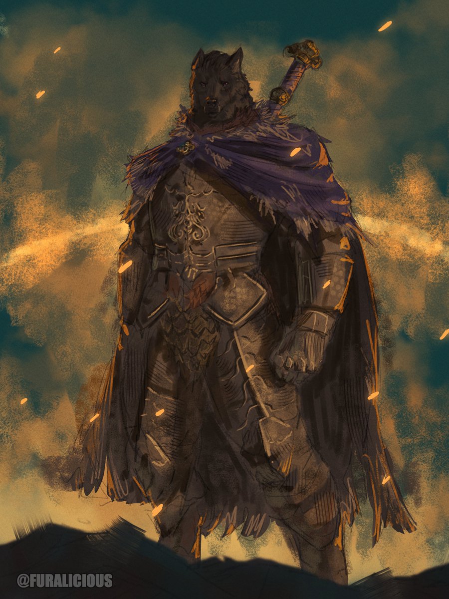 furalicious2's tweet photo. Blaidd fanart https://t.co/guaDFPPC0R