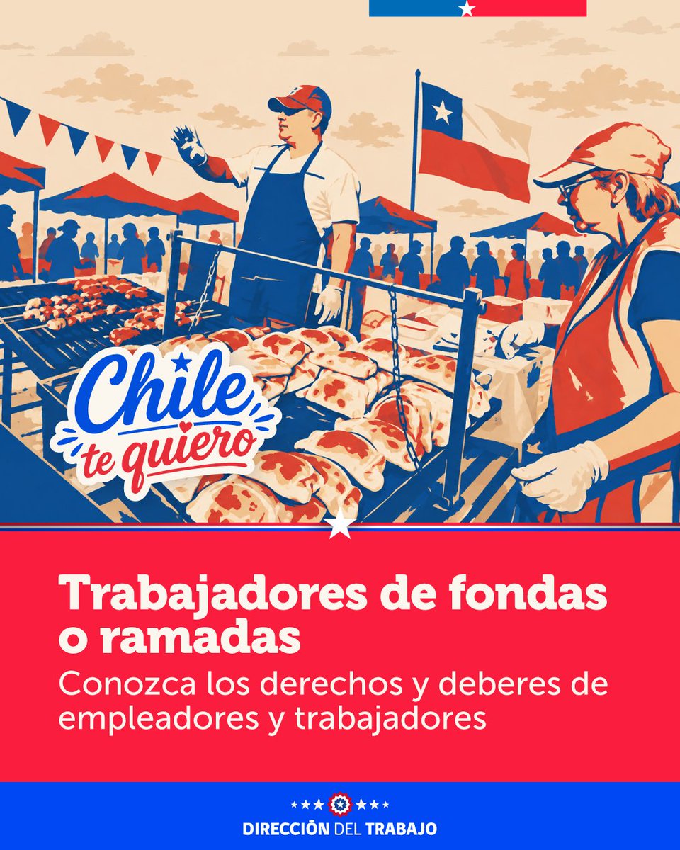 drtmetrooriente's tweet photo. 🇨🇱 #FiestasPatriasSeguras Conozcamos los deberes y derechos de empleadores/as y trabajadores/as de Fondas y Ramadas (1) . https://t.co/44a41JwHEF