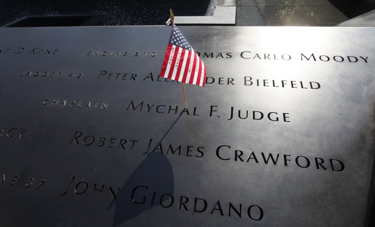 jack_milko's tweet photo. A sad day, a hard day, and a day that we can never, ever forget despite how quickly our world is evolving, changing, and sliding into the future.

My mind is with so many people I know who were affected by those heinous actions that left a permanent stain on all of humanity. May God bless them all and everyone affected far and wide.

I read a prayer this morning that Fr. Mychal Judge, the first confirmed casualty, the chaplain of the @FDNY, and a @StBonaventure graduate, would recite every day.

Feels appropriate to re-share that here: 

“Lord, take me where you want me to go,
Let me meet who you want me to meet;
Tell me what you want me to say, and
Keep me out of your way. Amen.”
