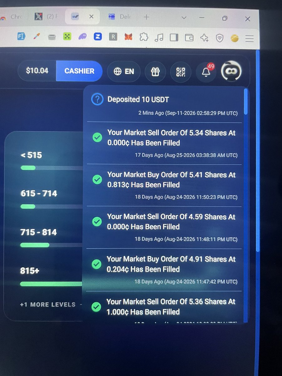 txnabel's tweet photo. So I did a thing.

Took the risk and decided to finally try out prediction markets.

Starting with @Wahoopredict because why not? 👀

Heard they’ve got some pretty interesting markets on there, so I’m gonna put that to the test.

I’ll share how it goes in a few days.

Let’s see if I actually know ball. 😂