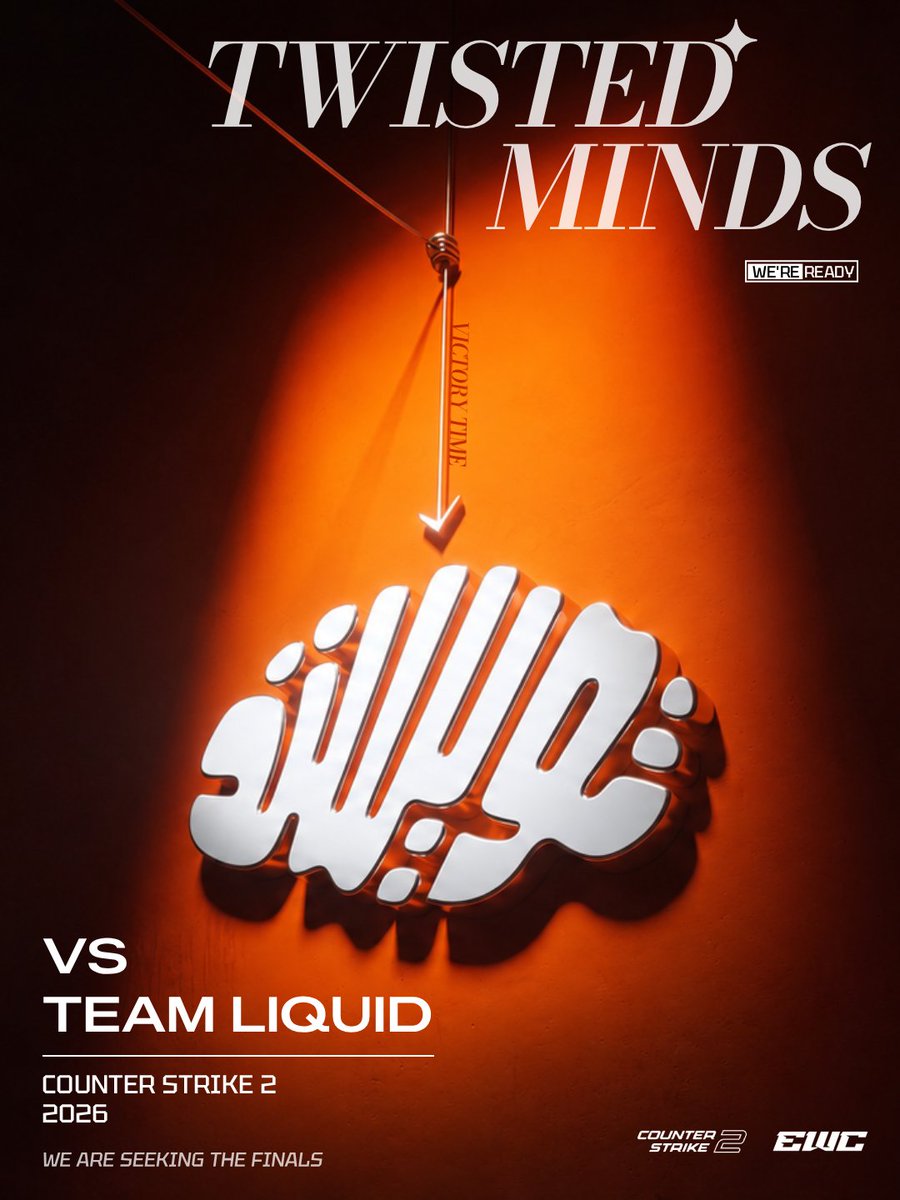AzezDesigns's tweet photo. Better run, better run
here it comes @TwisMinds 
twisted minds faces a crucial battle aganist team liquid in @CounterStrike https://t.co/czfaL9ulMp