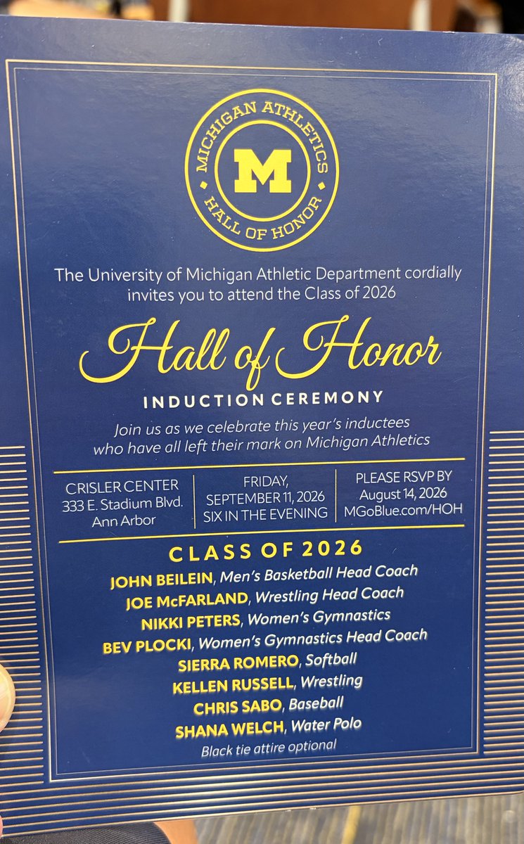 btholl's tweet photo. @umichsoftball welcoming back the legend herself, @sierrajoy32 back to practice. A few words of inspiration to Team50 before Romo is inducted to the special hall tonight!!!  #Playfor8 https://t.co/6Be2wKUJ5J