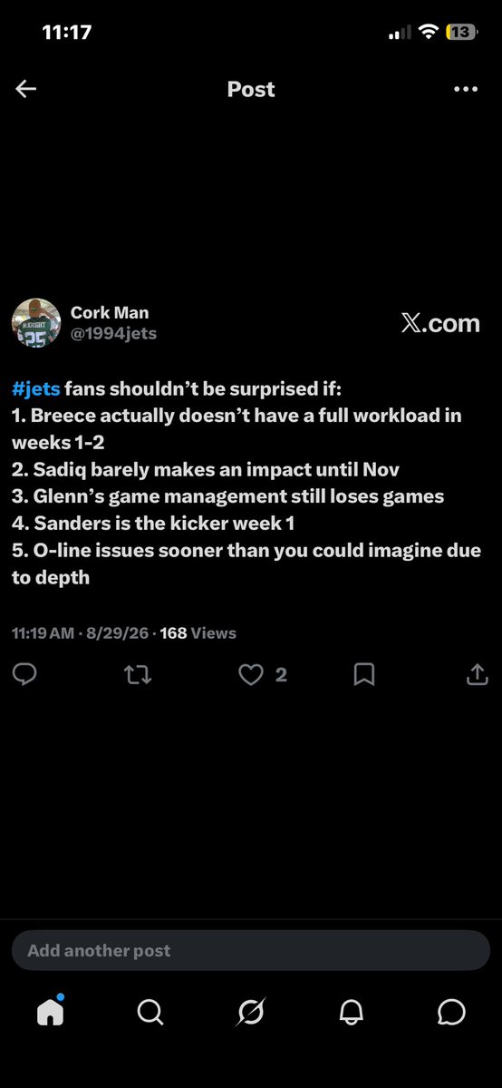 1994jets's tweet photo. @ZackBlatt May go 5 for 5 here https://t.co/4XtAy45lcn