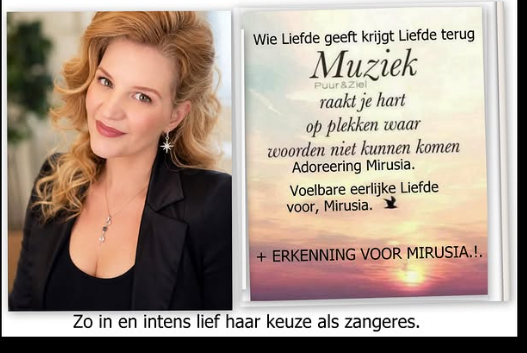 4817st's tweet photo. Paranormale hulpverleenster overleden. Mirusia met haar muzikale presentaties een 100% toevoeging om voor het onaangename familiegebeuren meer en meer afstand te nemen. Geen liegen en bedriegen meer. Eerlijk zijn en blijven. https://t.co/tyNiNgxbht