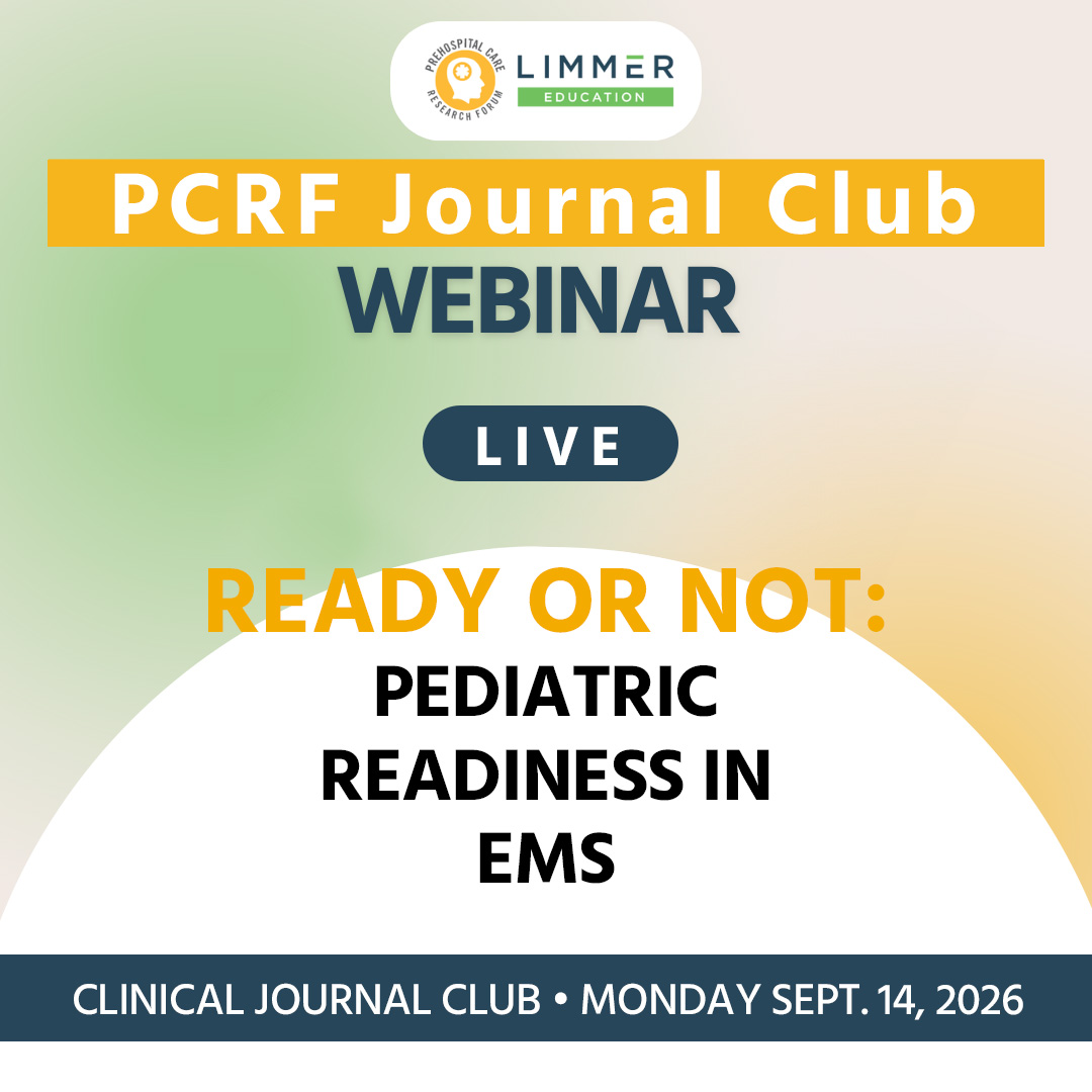 pcrfatucla's tweet photo. Join us Monday, Sept. 14, 2026 for “Ready or Not: Pediatric Readiness in EMS.” How ready are EMS agencies to care for children? We’ll examine the first comprehensive national assessment of pediatric prehospital readiness across 7,000 U.S. EMS agencies. https://t.co/EqfcYOCDhC https://t.co/w9wSAFpz6O