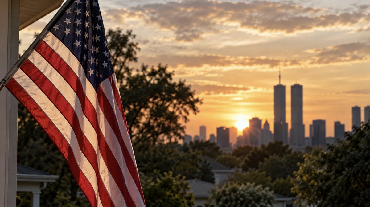 IanBrooksMiller's tweet photo. 25 years later, I still remember how September 11 felt.

For those of us who served in the years after 9/11, this day carries a special meaning. That day shaped our generation and was part of the reason many of us raised our right hand and served.

I also remember what happened afterward.

You couldn't find an American flag because stores were sold out. Yellow ribbons were everywhere. Neighbors checked on neighbors. Strangers helped strangers. We came together as Americans.

We need to be those people every day in honor of the nearly 3,000 lives we lost.

A special thank you to the first responders who ran toward danger that day and those who continue answering the call every day.

Remember those we lost. Remember how we came together.

Never forget how it felt.