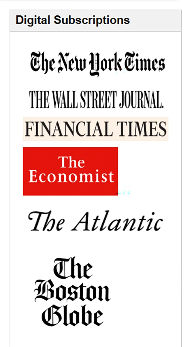List of newspapers