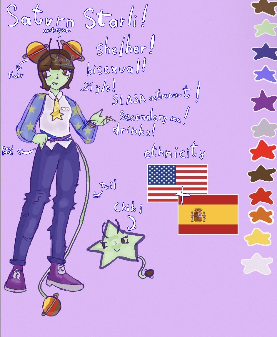 StarryAlieon's tweet photo. Saturn redesigned ref !! Omg she’s so pretty ahhhhhh #art #oc #alien #digitalart https://t.co/jTnnoyCw1U