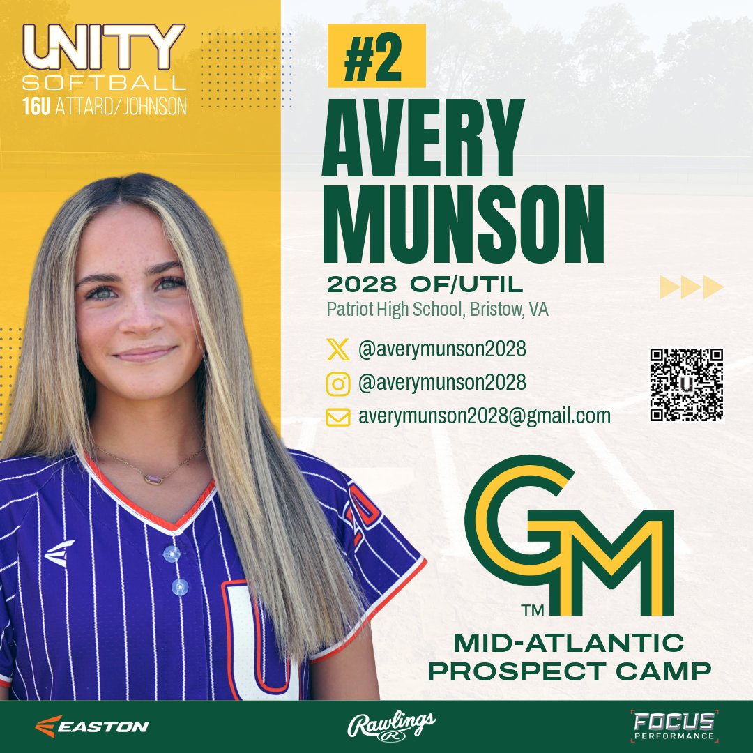UnityAttard's tweet photo. Lefty bat, aggressive routes, nothing gets past her. Avery (@AveryMunson2028) is at GMU's Mid-Atlantic Prospect Camp this weekend. @MasonSoftball @jmrw20 @laneyj40 @VAUnitySB https://t.co/TPIDE9N4j9