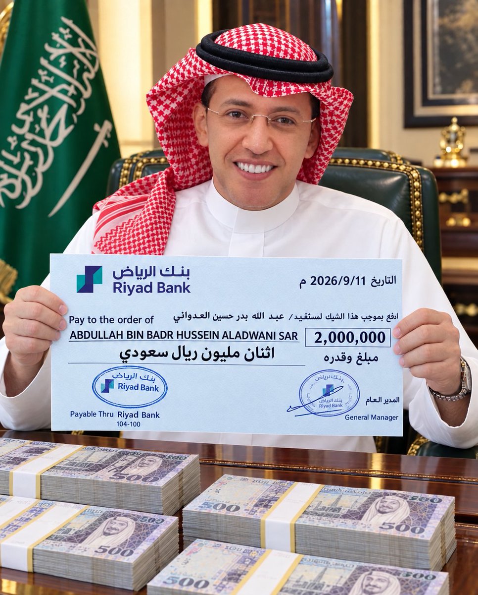 Abdulrahma_n5's tweet photo. لو جتك 2،000،000 مليون ﷼ سعودي  اليوم
هل يمكن للمبلغ .. أن يحل كل مشاكلك💵 

◯ نعم

◯ لا
                    #ساعه_استجابه https://t.co/mlFS5c6Ygj