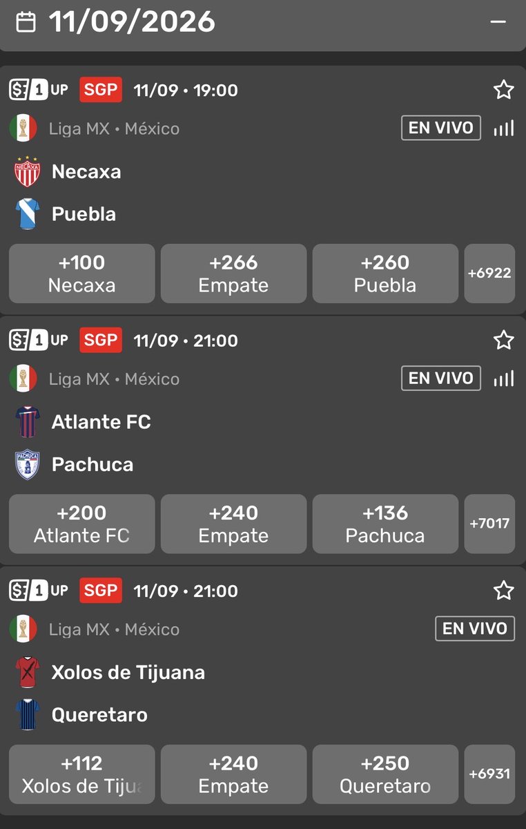 playdoitmexico's tweet photo. ¡Sobrinos, momios positivos para todos!

Regalaré 5 bonos para los que le den Like, RT y comenten con el HT #ViernesDeBonosPlaydoit  cómo armarán para hoy su Parlay. 

Así de fácil, así de sencillo, los ganadores tendrán que seguirme https://t.co/InBowTlTgQ