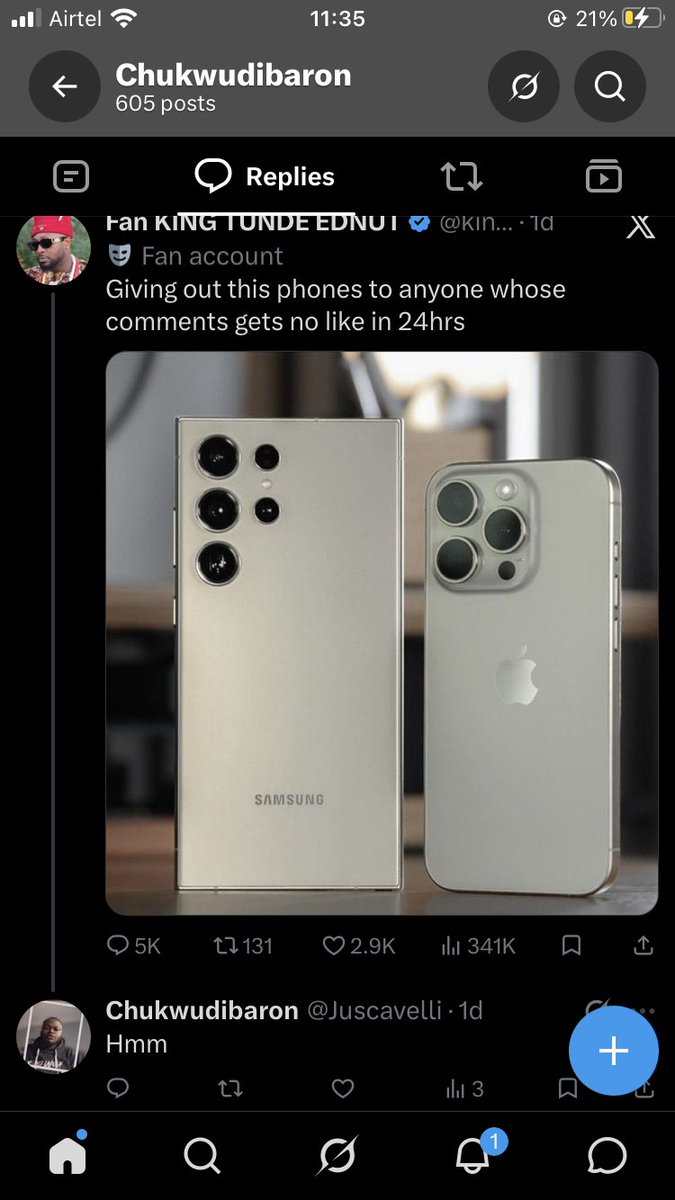 Juscavelli's tweet photo. @kingtundedunnt Hello sir . Good afternoon please I won these challenge . Here is picture attached. No body liked my post in the last 24 hour’s plus https://t.co/ER2Fb3DXa6