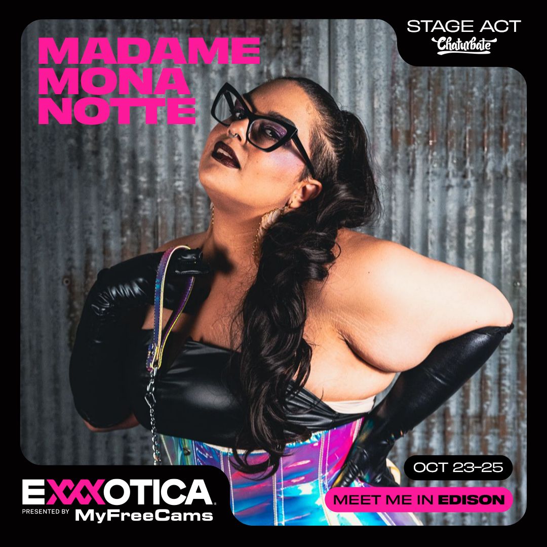 EXXXOTICA's tweet photo. New Post! Stage Act: Madame Mona Notte Feature Performance https://t.co/DxtD8WAeA3 

#AdultPerformer #Chaturbate #Edison_NJLocation #FeaturePerformance #MainStage https://t.co/QyTlplJe8n