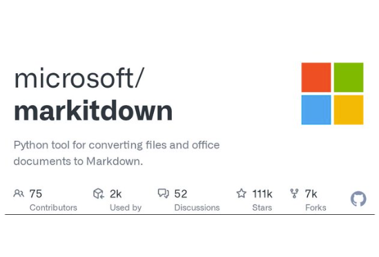 Antonio_RodriIA's tweet photo. Microsoft vuelve a mover ficha.

Una pequeña herramienta de Python acaba de dispararse hasta lo más alto de las tendencias de GitHub.

Más de 100.000 estrellas.

Se llama MarkItDown.

Y hace algo engañosamente simple:

Convierte casi cualquier archivo en Markdown limpio.

PDFs.
Documentos de Word.
Presentaciones de PowerPoint.
Archivos de Excel.
Imágenes.

Subes un archivo.
Obtienes Markdown estructurado.

Parece algo pequeño.

No lo es.

Porque uno de los mayores cuellos de botella en los workflows de IA —especialmente en sistemas RAG— es convertir documentos reales y desordenados en un formato que los modelos puedan utilizar correctamente.

Y los documentos del mundo real son brutales.

Los PDFs son caóticos.
Los documentos de Word están llenos de formato oculto innecesario.
Los PowerPoints son desordenados y suelen contener muchas imágenes.
Las hojas de cálculo pueden ser una pesadilla de procesar correctamente.

Ahí es donde esto se vuelve interesante.

MarkItDown elimina esa fricción y te entrega algo con lo que los pipelines de LLM pueden trabajar de verdad.

En otras palabras:

menos preprocesamiento,
menos problemas,
implementación de IA más rápida.

Y lo mejor es que no se trata de un proyecto secundario cualquiera.

Es una herramienta open source oficial de Microsoft.

Gratis.
Utilizable comercialmente.
Práctica.

La probé con un PDF de 200 páginas.

Unos segundos después, tenía un Markdown sorprendentemente limpio.

Y esto es lo que las grandes tecnológicas hacen mejor cuando aciertan:

Toman un problema universal y molesto que todo el mundo estaba solucionando con parches…

…y lo convierten en un estándar simple.

Por eso importa.

No es solo una herramienta de conversión de archivos.

Es infraestructura para la próxima ola de aplicaciones de IA.

Consíguelo aquí:
https://t.co/Bu11CQsIGM