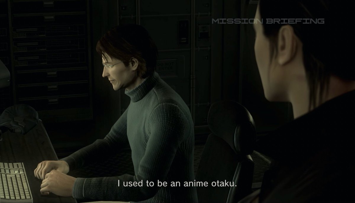 soonrightaway's tweet photo. Kojima always comes up with the most tragic backstories for his characters https://t.co/AFubPkwoHi