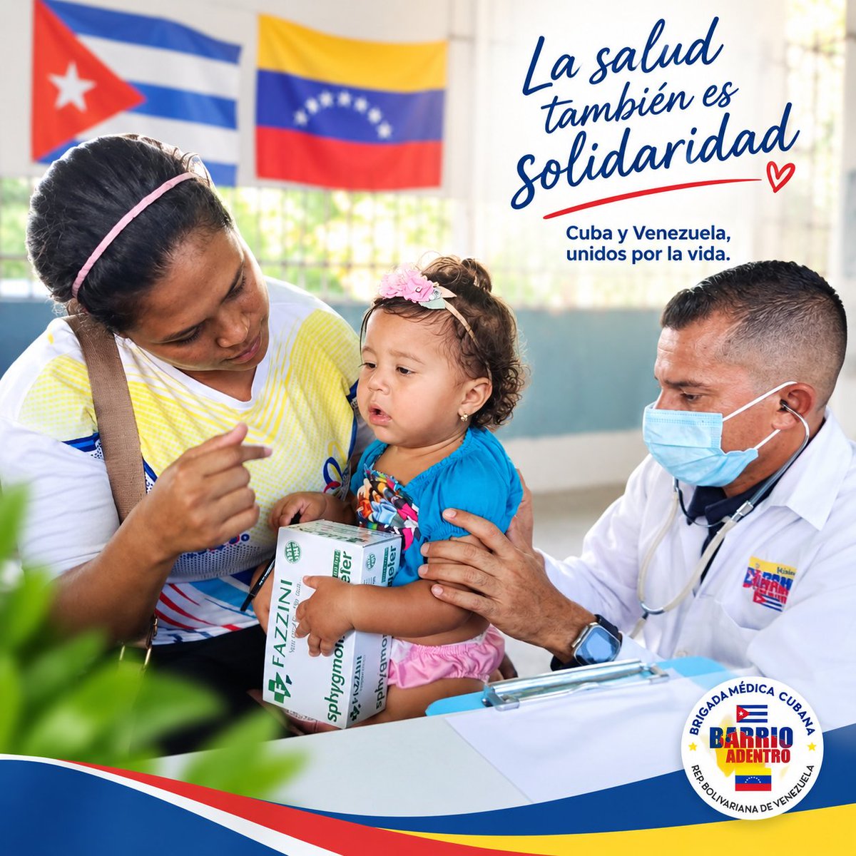 cubacooperaven's tweet photo. Cuando la solidaridad se convierte en acción, nacen historias que inspiran. ❤️🩺
Profesionales cubanos al lado del pueblo venezolano, cuidando la vida con amor y compromiso.
#CubaNoEsUnaAmenaza #CubaPorLaSalud #CubaCoopera https://t.co/HVFHBYmGEx