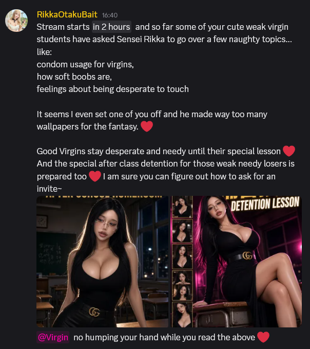 SecretlySlutty4's tweet photo. Good weak virgins <3

#AsianWorship #AsianDom #Findom #WeakforRikka https://t.co/4XL6aTZrkP
