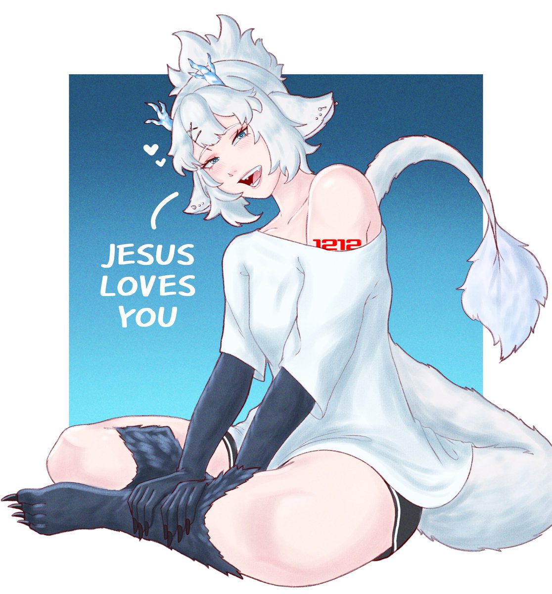 nan_draws's tweet photo. have a @SylentBell to cheer up your morning 💙✨ https://t.co/4NIolbMxoF