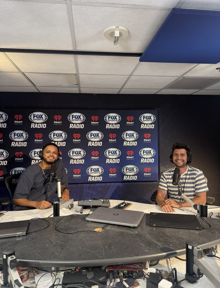 Alex__Monaco's tweet photo. 🚨🎙️PRESS RELEASE!! We made the NATIONAL RADIO Lineup on @foxsportsradio let’s goooooo 

A big thank you to SS and my Man and co-Host @_martinweiss for the Johnny Stockton’s in making this happen 

A Lifelong Dream to be talking Sports on the airwaves and even more surreal to be on the same station as Cowherd, Dan Patrick & many of the greats I’ve listened to for so long 

Check out MARTIN & MONACO starting this Saturday 5-8PM Pacific on @iheartradio and follow us under ‘MARTIN AND MONACO’

#FoxSportsRadio #NationalRadio