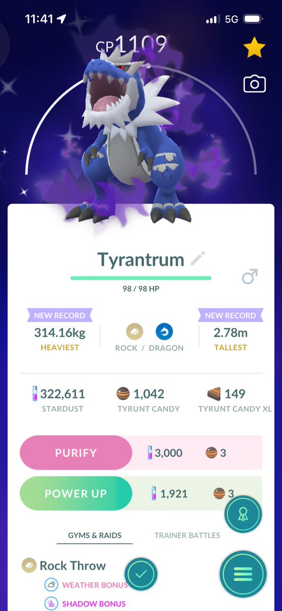 NotAdamDavis's tweet photo. Thanks Arlo! #PokemonGO #TeamGoRocket #ShadowPokemon https://t.co/bk3I6IfTT6