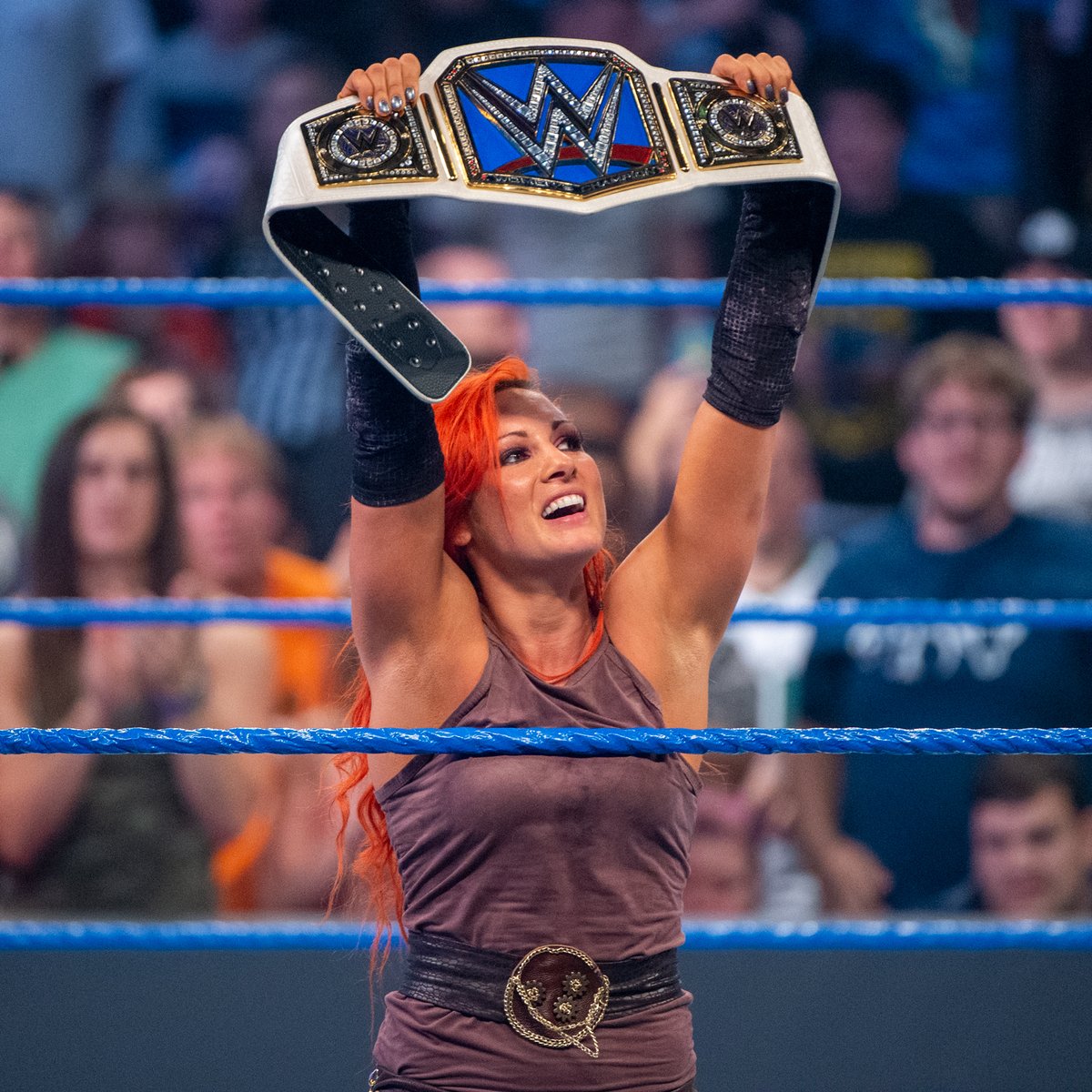 DeadlyAngelo97's tweet photo. Becky Blue Belt. I can't believe it's been 10 years. 🥹🐐
#WWEBacklash 2016
#SmackDown https://t.co/qgGnb1jEV6