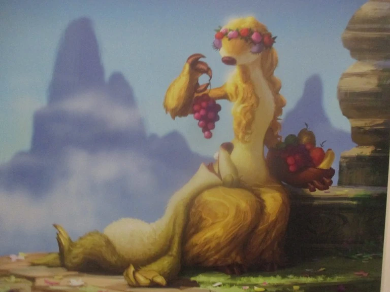 TheSpyVex's tweet photo. Personalmente se me hace más tierno el diseño original de la novia de Sid que el final https://t.co/LQL6goEmqO