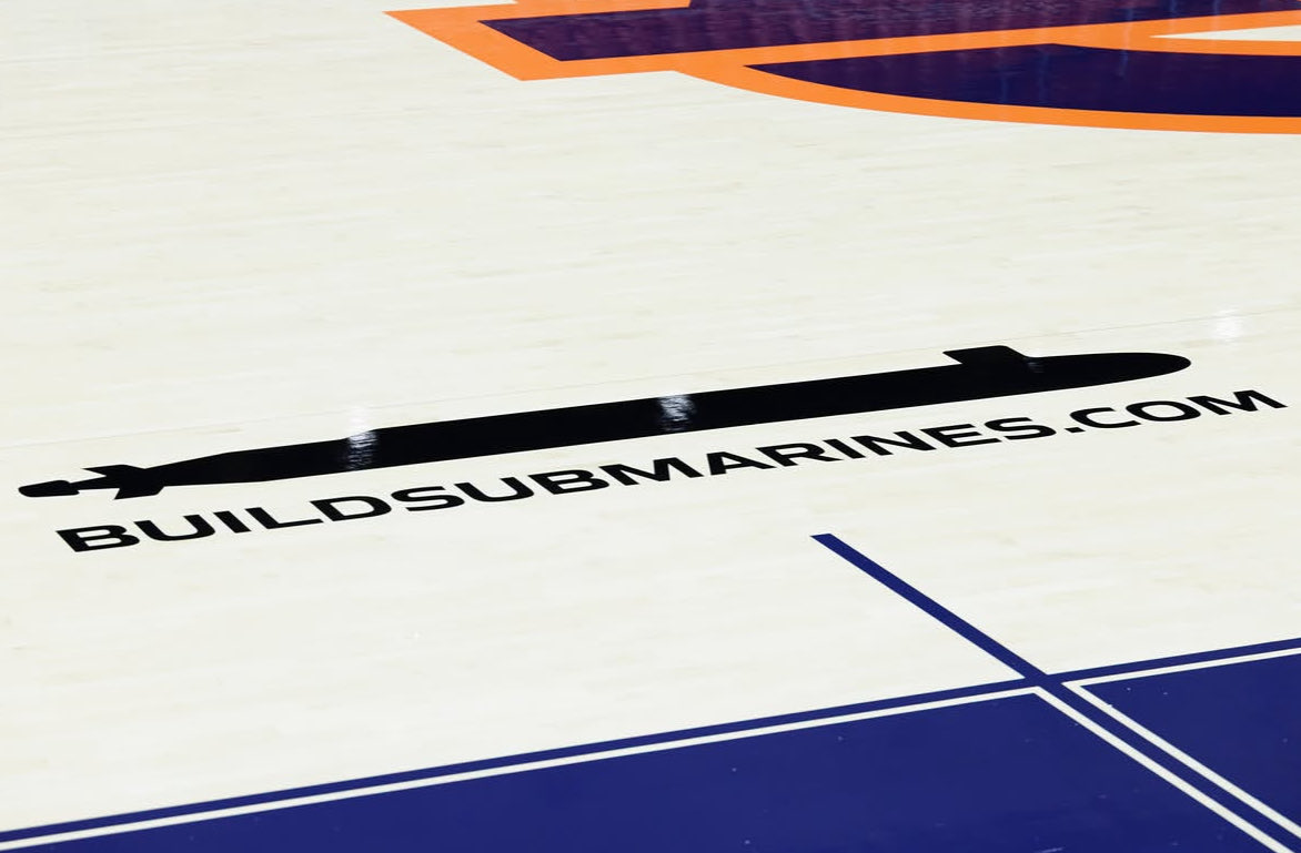 N3Newman's tweet photo. Super cool to see after starting my career building submarines @AuburnMBB @WeAreHII https://t.co/kQhofUdUyO