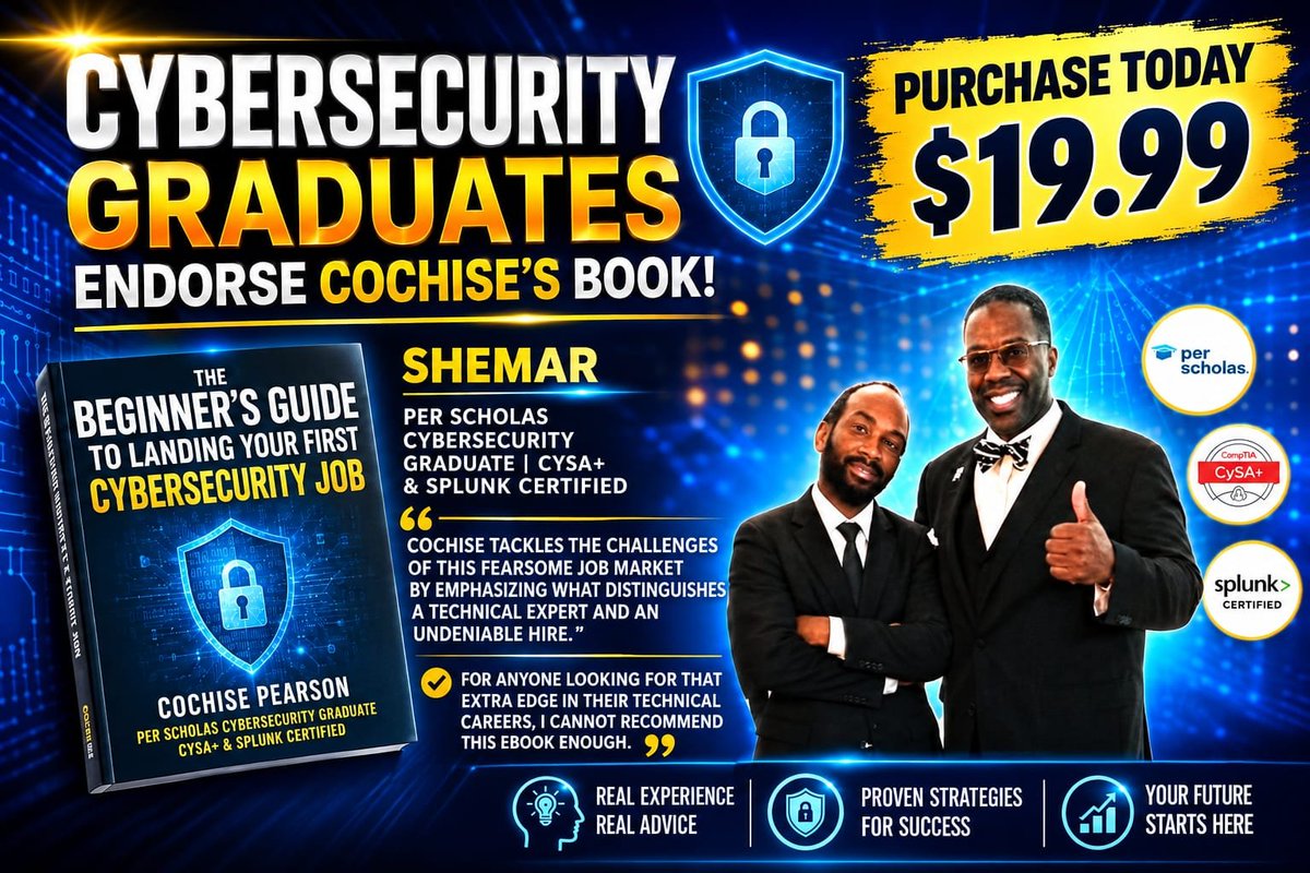 Cochise61_P's tweet photo. Shemar is the one endorser of my Cybersecurity E-book.
If you want to learn.
Just Get the copy here and pay!
https://t.co/UVFOTL7jxj
This is the Beginners Guide.

#Beginners #Cybersecurity https://t.co/l44yVQ9lPR