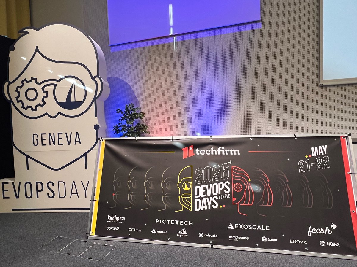 DevopsdaysGe's tweet photo. 🚀 WE ARE BACK with a packed agenda! 🚀
Here is what's happening at @devopsdays Genève:
📺 1) Watch last year's talks &amp; Ignite sessions: https://t.co/9pqrfORTry
🍽️ 2) Sponsor Dinner: September 14th!
🎤 3) CFP is OPEN – Submit your talk: https://t.co/RFWVeNmVmH https://t.co/CyDbuk1Z4X