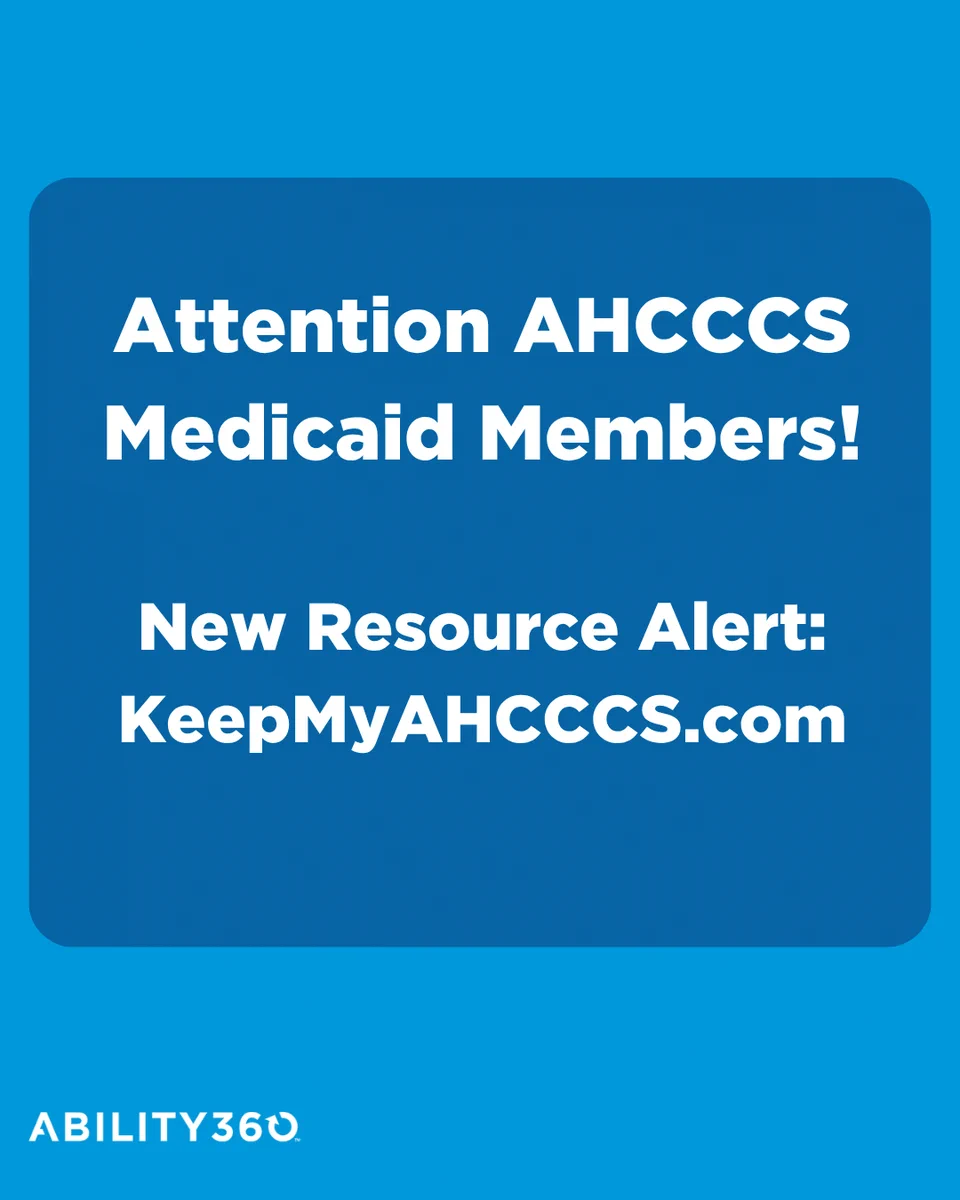 Attention AHCCCS Medicaid Members!

New Resource Alert: KeepMyAHCCCS.com

