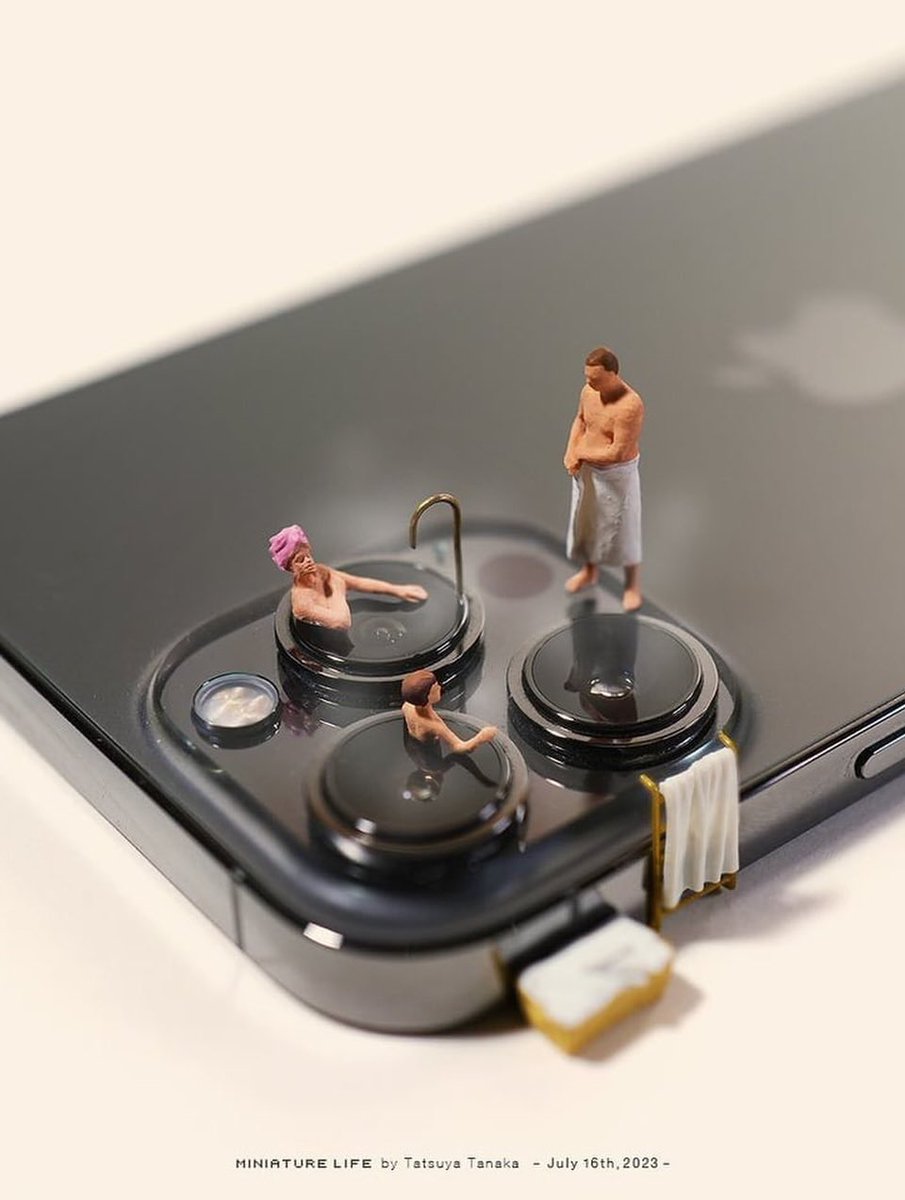 enigmacuration's tweet photo. Miniature life by Tatsuya Tanaka, 2023 https://t.co/u3ewVmtiZl