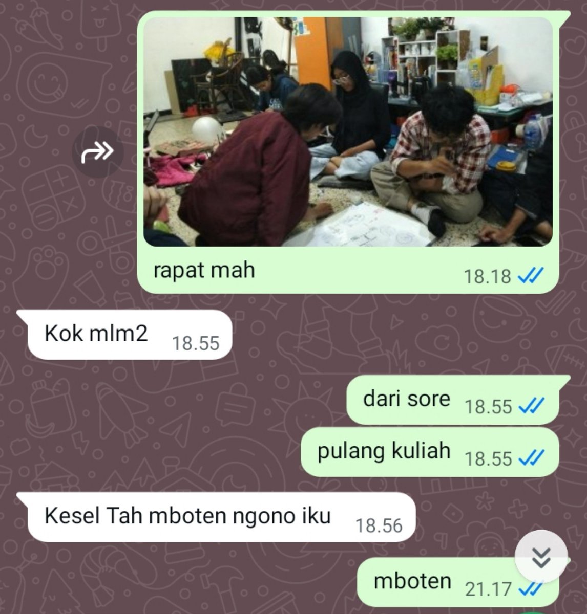 FATAM0RGANAD's tweet photo. prank (aslinya capek) https://t.co/oCukPjjTLF