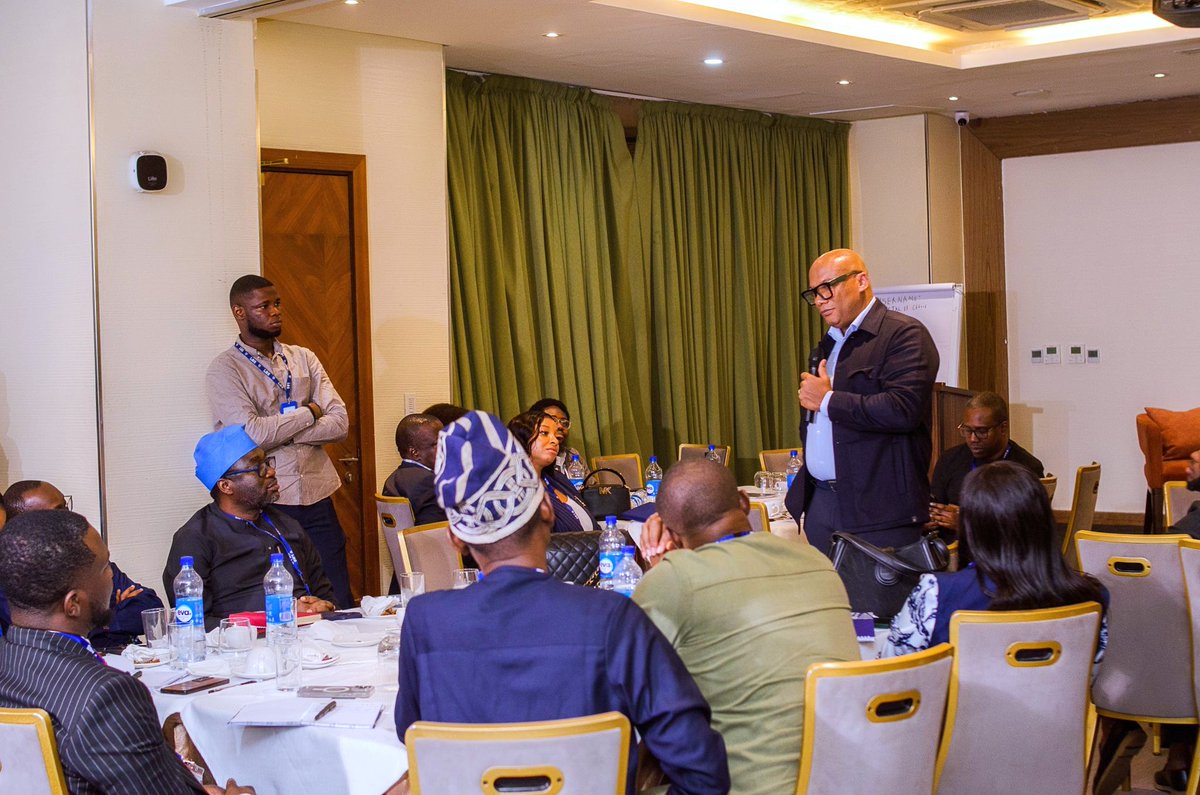 InterswitchGRP's tweet photo. Every business needs a season of “basic housewife economics” — making a little go a long way.

At @LBSNigeria Leaders’ Network, our Founder/GCEO, Mitchell Elegbe shared how discipline, prioritisation &amp; lean operations shaped Interswitch’s growth.

See story on Linkedin
#Nevers20p https://t.co/cXcBUt7FCo